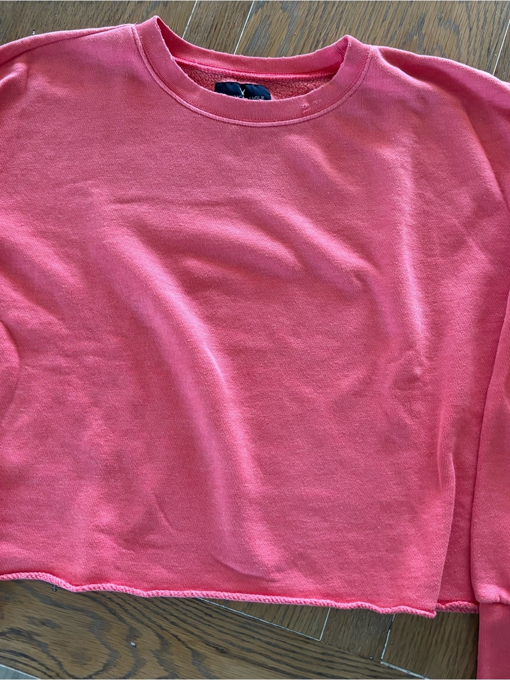 American Eagle Outfitters Coral Pink Pullover Sweatshirt